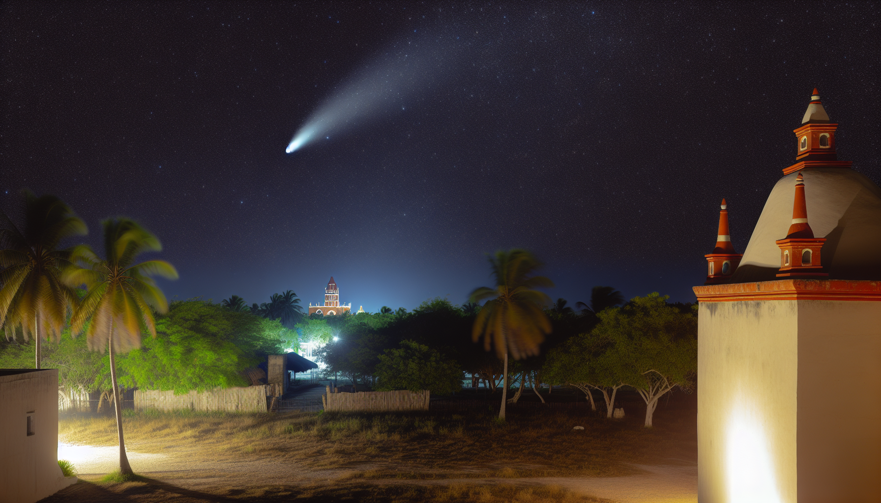 Tsuchinshan: el cometa del siglo visto en Campeche