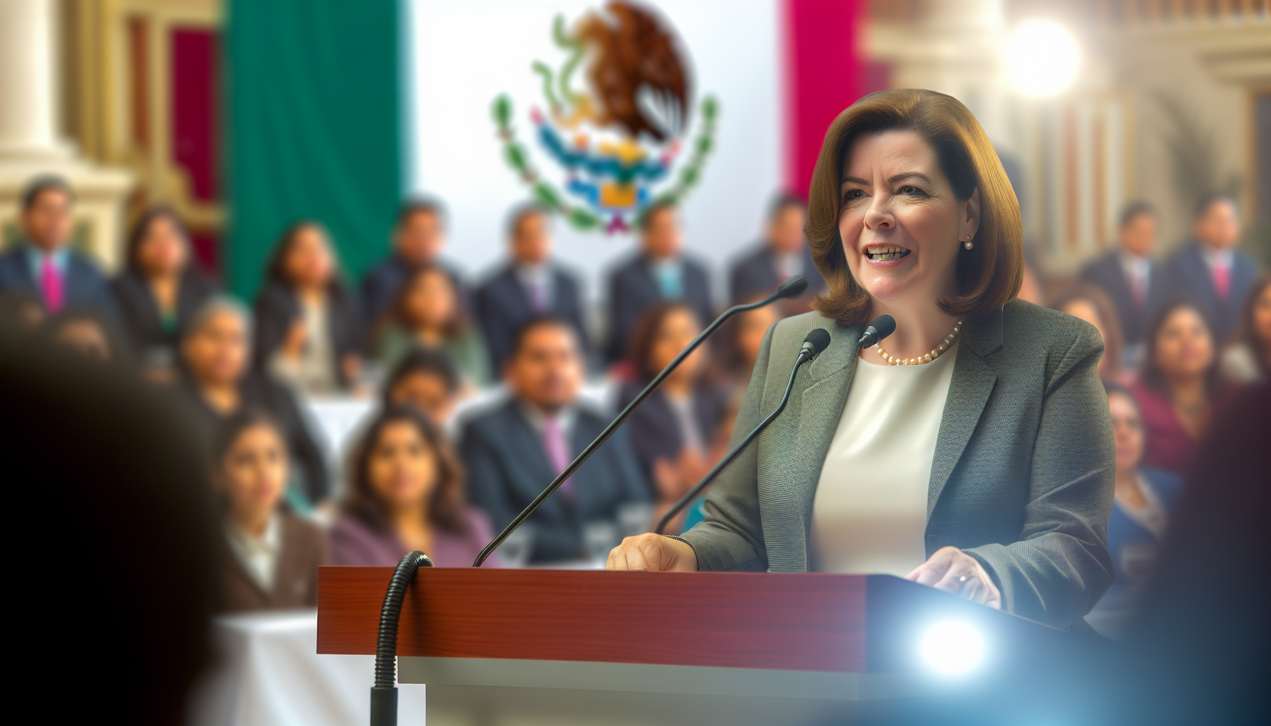 Adriana Esther MartÃƒÂ­nez presenta tercer informe de labores en el Distrito VII
