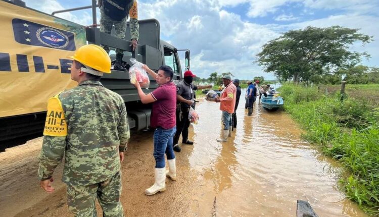 Ayuda federal para damnificados del sur de Veracruz llega ya