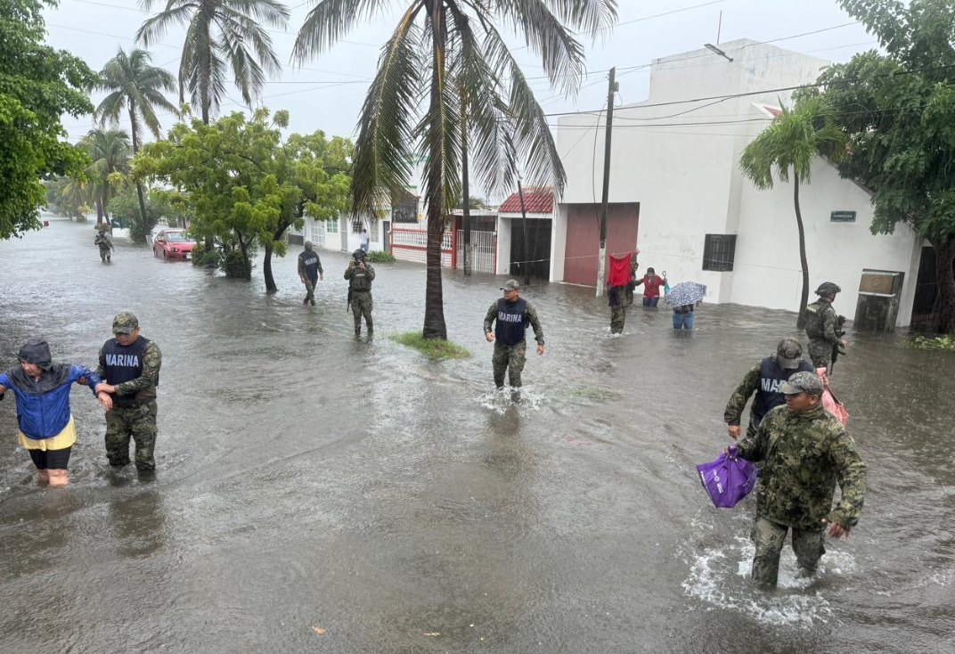 Activan Plan Marina por lluvias en Veracruz y Boca del RÃƒÂ­o
