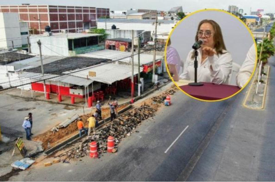 Bacheo y rehabilitaciÃƒÂ³n pendiente en Avenida Universidad, Coatzacoalcos