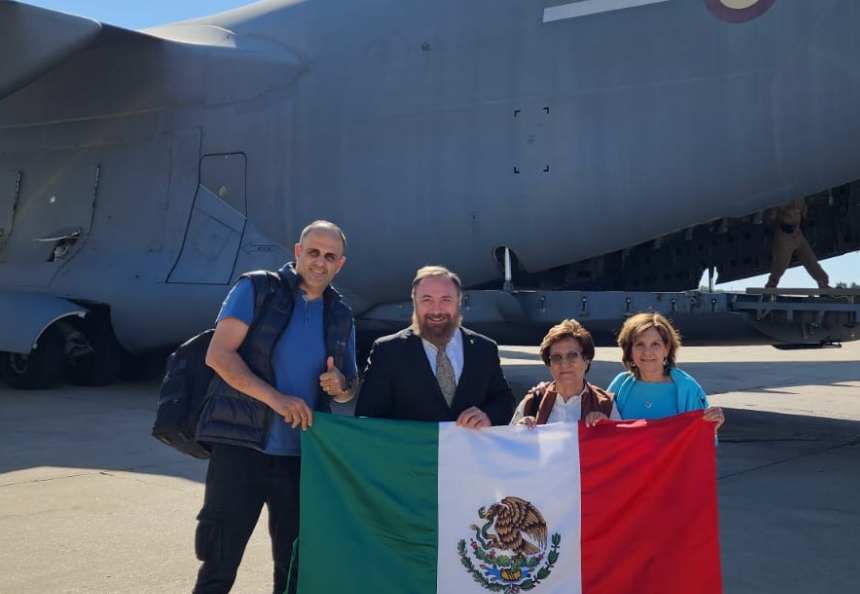 Cuarto vuelo humanitario para evacuar mexicanos de LÃƒÂ­bano