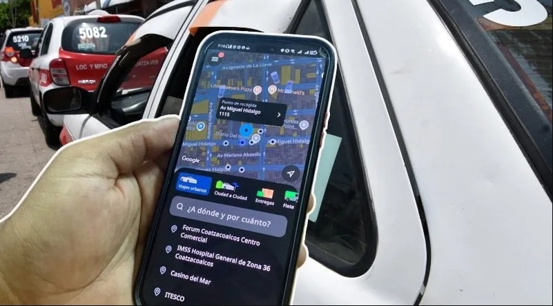 Apps de transporte indispensables tras inundaciones en Coatzacoalcos