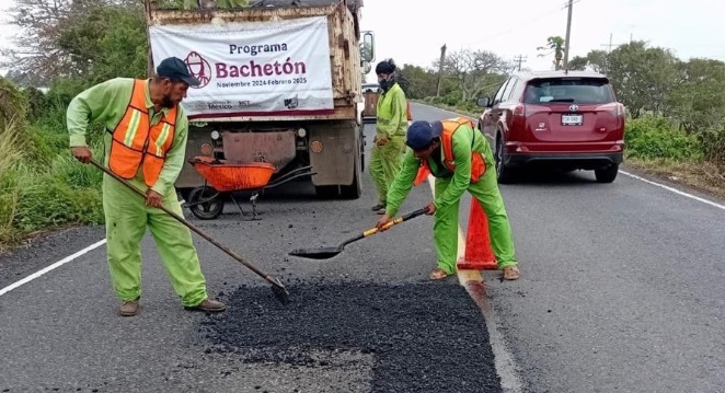 Bacheton en Veracruz: mÃƒÂ¡s de 17 mil baches reparados
