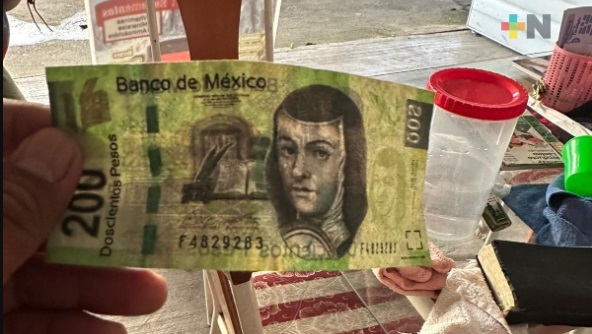 Billetes falsos continúan circulando en Coatzacoalcos