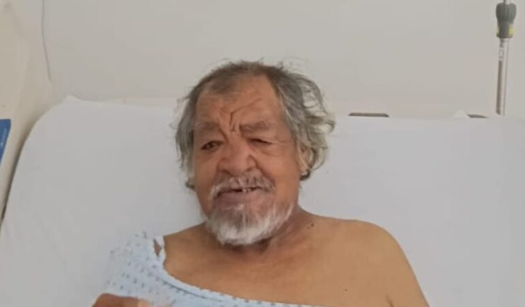 Buscan familiares de adulto mayor en hospital de Coatzacoalcos