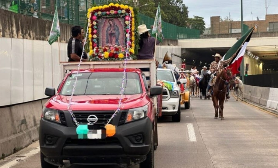 Cabalgata en Honor a la Virgen de Guadalupe en Coatzacoalcos
