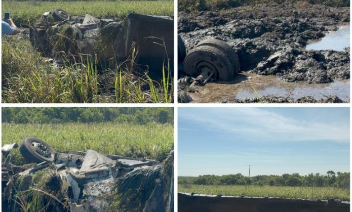 CamiÃƒÂ³n volcado en Coatzacoalcos: conductor y su acompaÃƒÂ±ante heridos