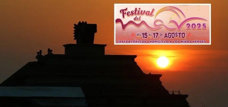 Cartelera Festival del Mar Coatzacoalcos 15 de agosto de 2025