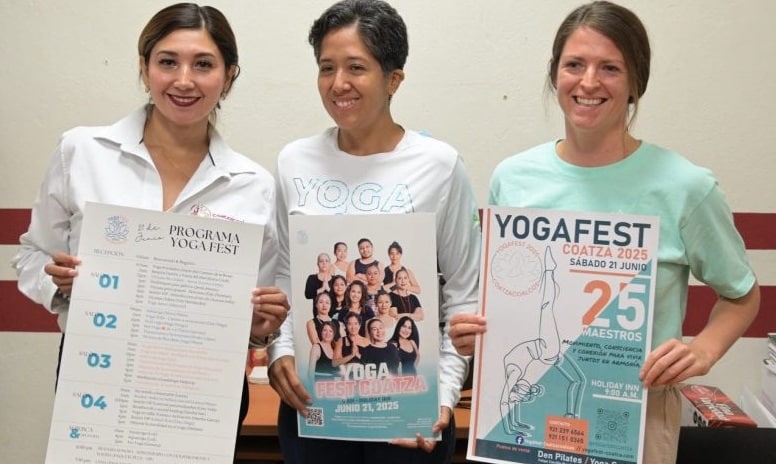 Coatzacoalcos se prepara para Yoga Fest 2025: todo listo