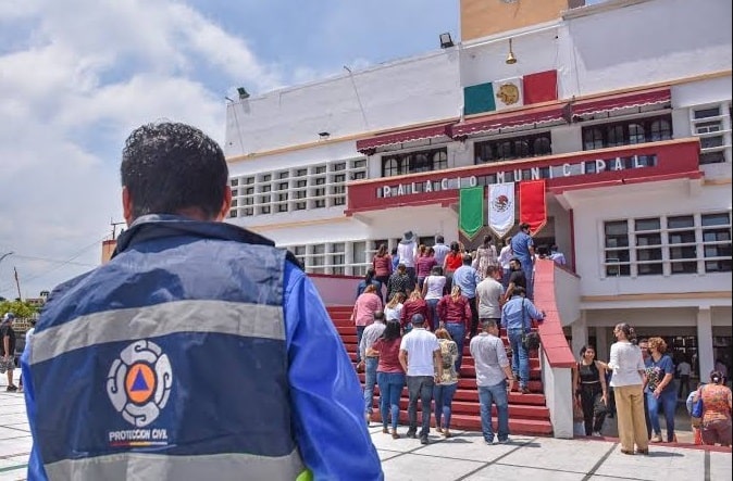 Coatzacoalcos se une al primer simulacro nacional 2025