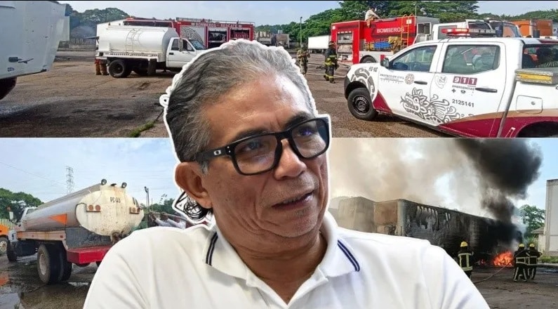 CoordinaciÃƒÂ³n clave para controlar incendio en zona industrial Pajaritos