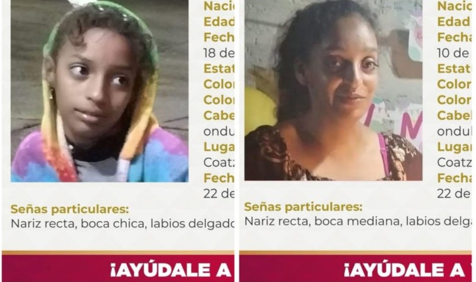 Desaparecen dos hondureñas en Coatzacoalcos, ¡Ayuda necesaria!