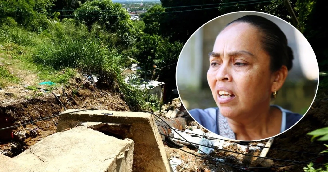 Deslave en Coatzacoalcos causa incertidumbre en vecinos de Benito JuÃƒÂ¡rez Sur