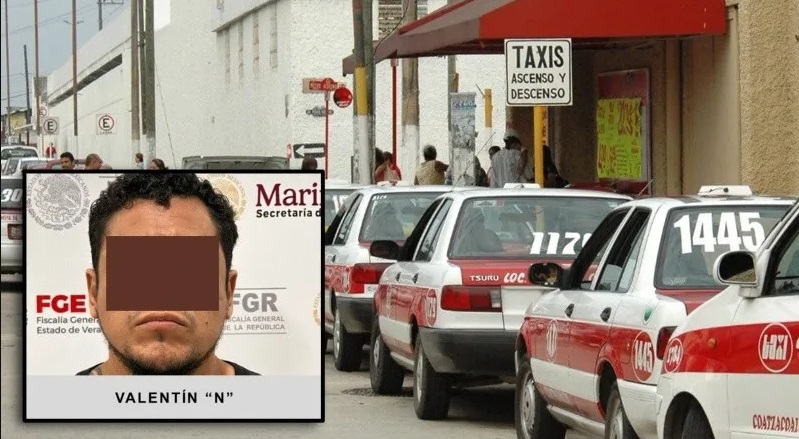 Detienen a extorsionador de taxis en Coatzacoalcos