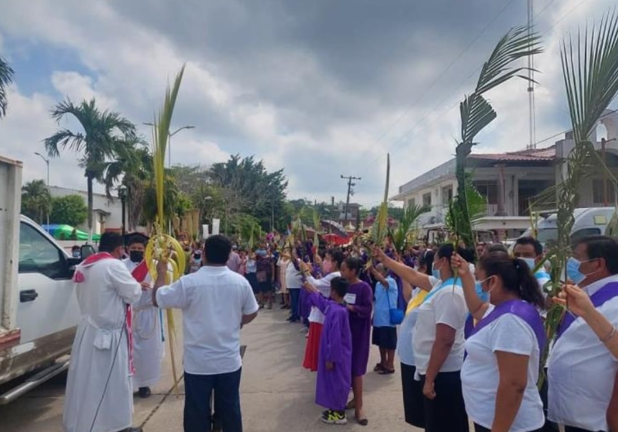 Domingo de Ramos: Celebraciones en Parroquia de MoloacÃƒÂ¡n