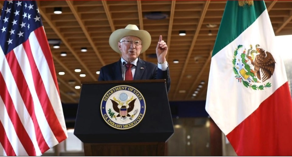 Embajador estadounidense critica falta de celebraciÃƒÂ³n en MÃƒÂ©xico por captura de 2018