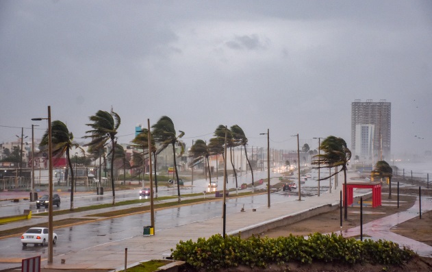 Frente frÃÂo provoca cambios climáticos en Coatzacoalcos