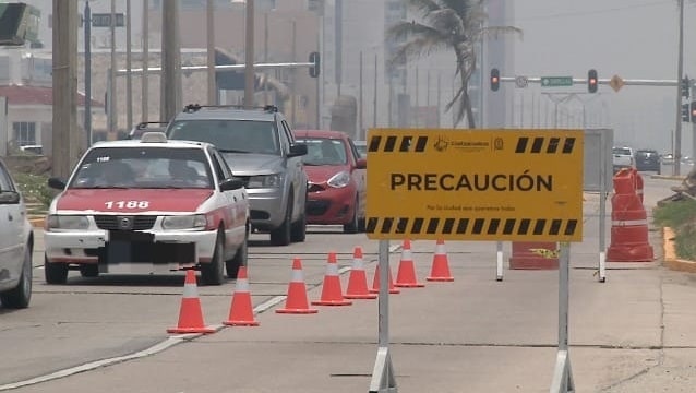 Habilitan doble sentido en avenida UV para agilizar trÃƒÂ¡fico
