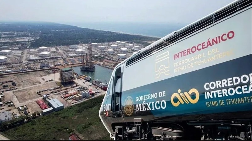 Inician obras del ramal del Tren InteroceanoÃŒÂico a Dos Bocas