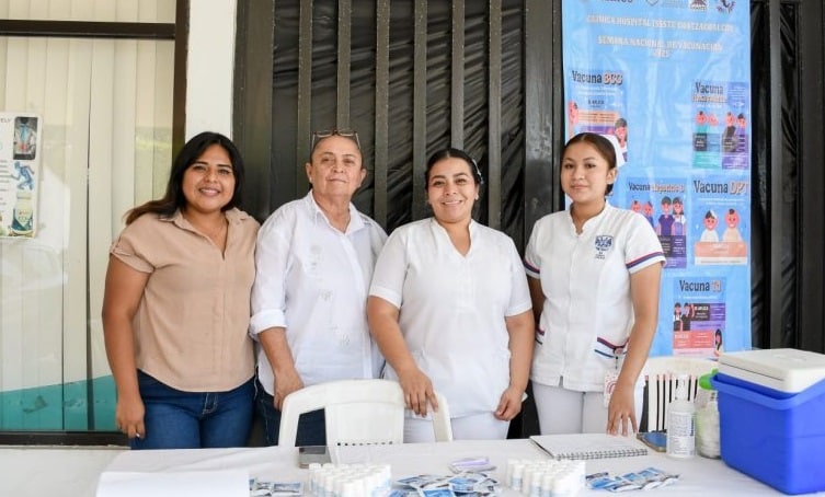 Instalan mÃƒÂ³dulo de vacunaciÃƒÂ³n en el Palacio Municipal de Coatzacoalcos