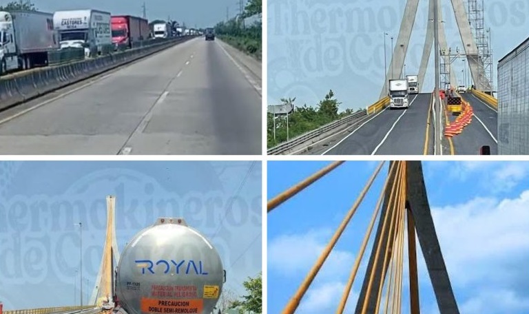 Mantenimiento del puente Dovali Jaime causa intenso tráfico vehicular