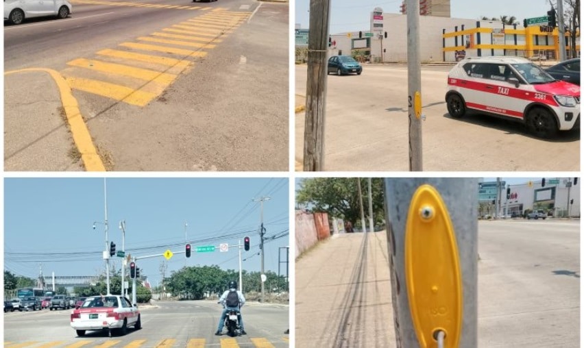 Nuevos semÃƒÂ¡foros peatonales mejoran la seguridad en Coatzacoalcos
