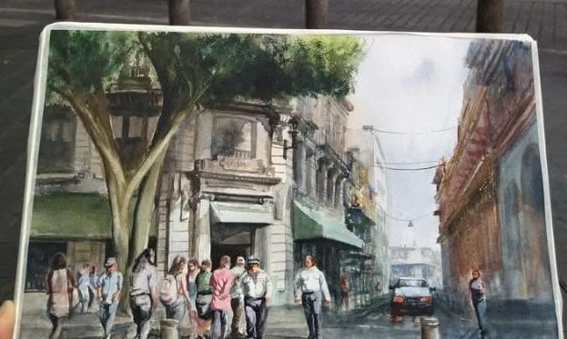Oscar Conde: El artista que retrata Xalapa en sus obras