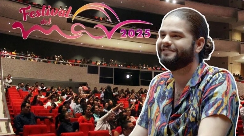 PlÃƒÂ¡tica de Farid Dieck en Festival del Mar de Coatzacoalcos
