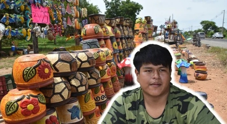 Rey David transporta artesanÃƒÂ­as de La Antigua a MinatitlÃƒÂ¡n