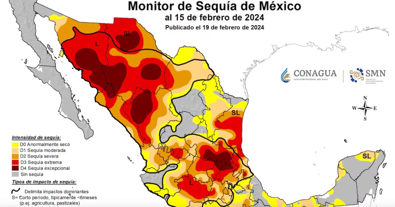 SequÃƒÂ­a persistente en MÃƒÂ©xico: estados mÃƒÂ¡s vulnerables revelados