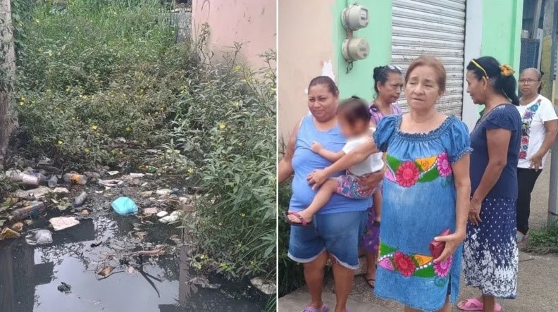 Solicitan limpieza de canales ante lluvias en colonias de Coatzacoalcos