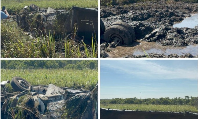 Volcadura de trailer en Coatzacoalcos: un herido y video viral